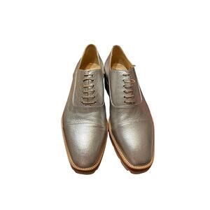 Christian Louboutin, Kid Lame Hubertus Donna Oxford, Size 37